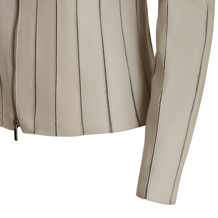 Giubbino in pelle da donna