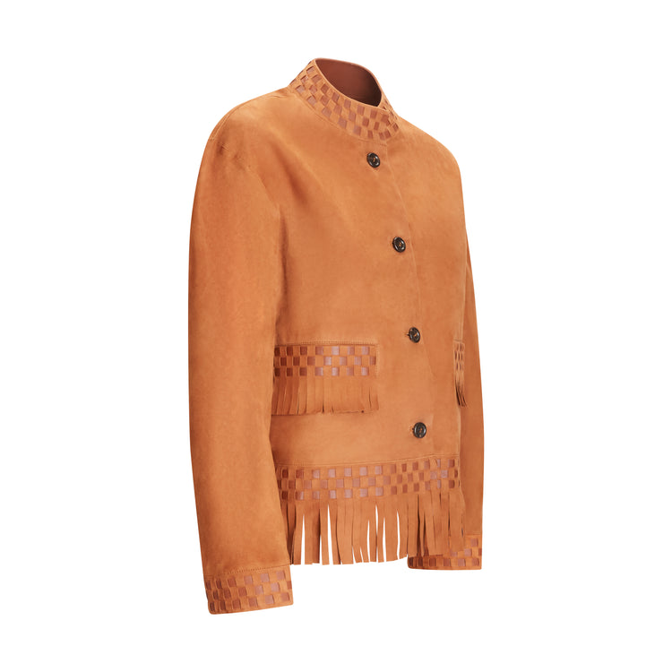 Giacca in suede da donna