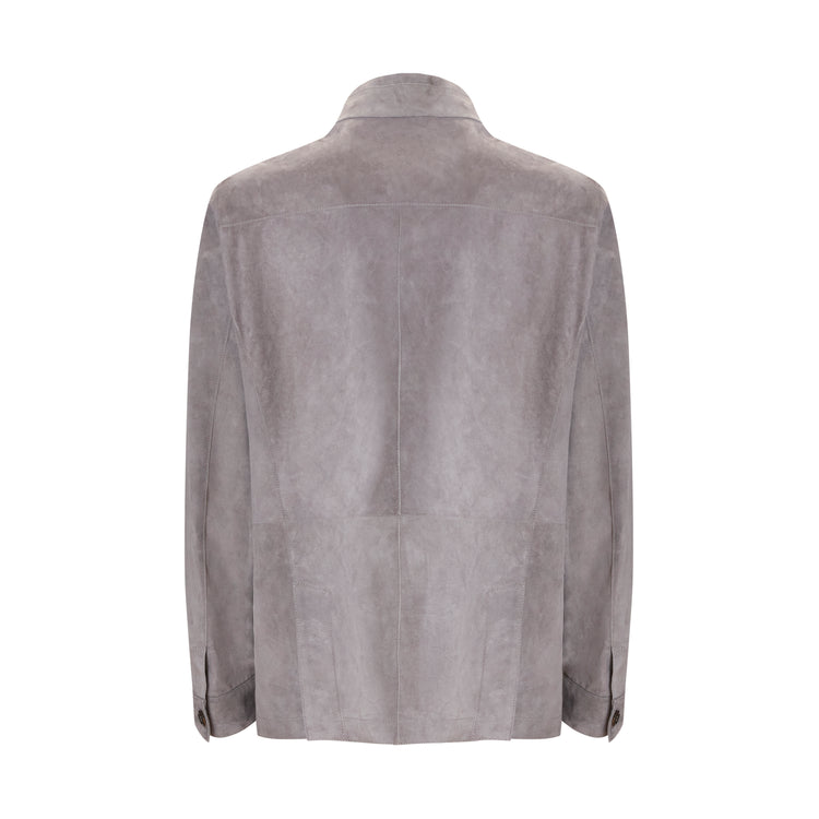 Men’s Suede Safari Jacket