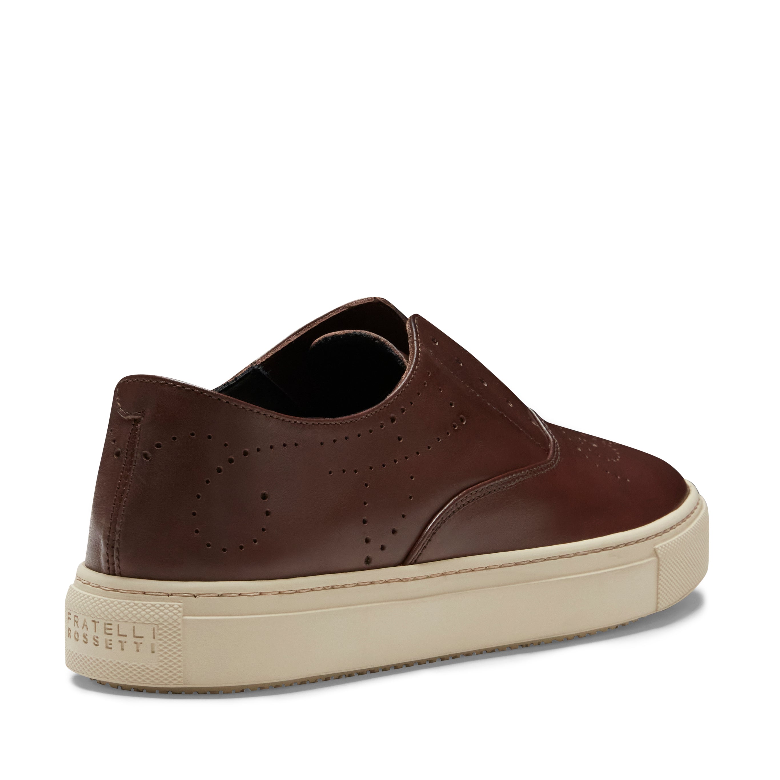 Women's almond leather Hobo Sport sneaker - Fratelli Rossetti