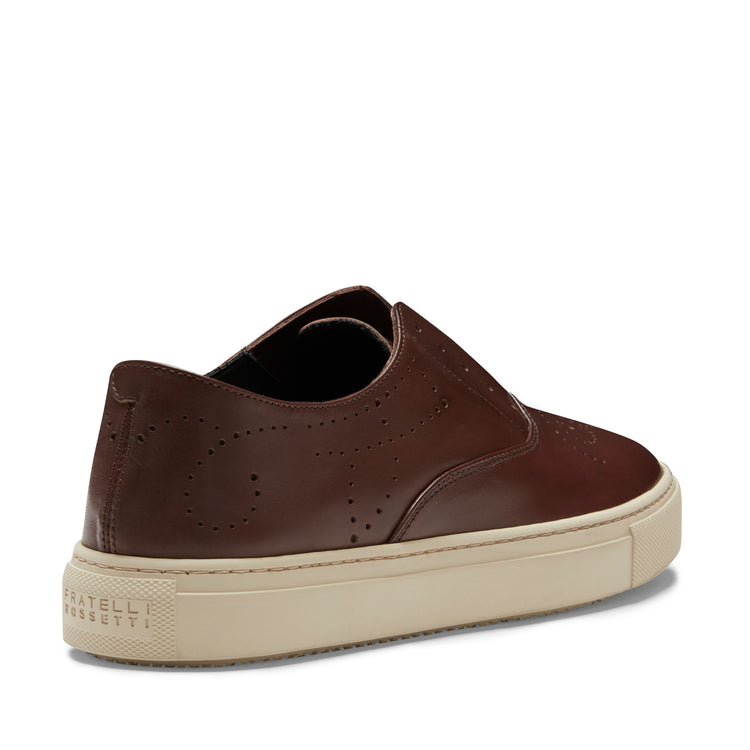 Sneaker Hobo Sport in pelle da donna color mandorla