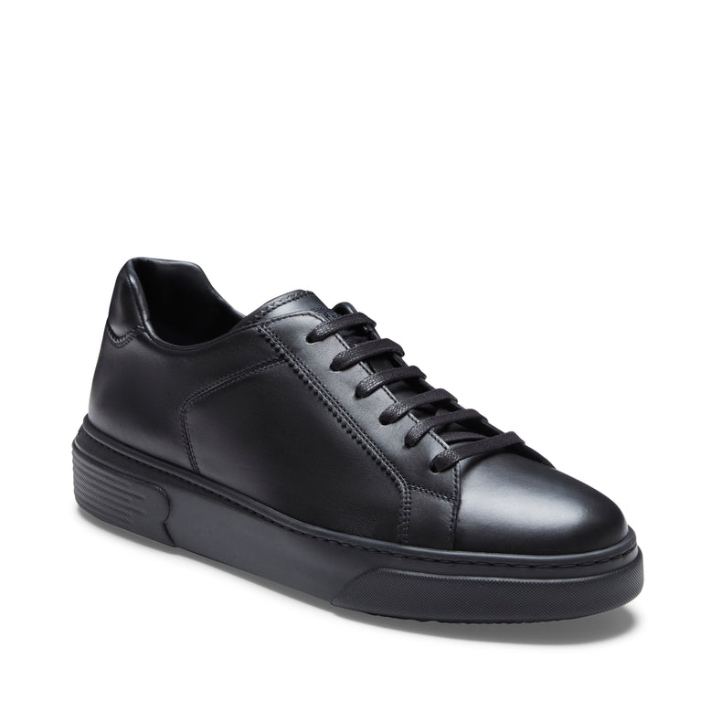 Sneaker in pelle da uomo nere