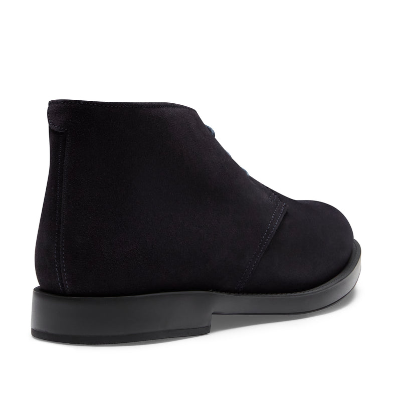 Desert boot in suede da uomo marine