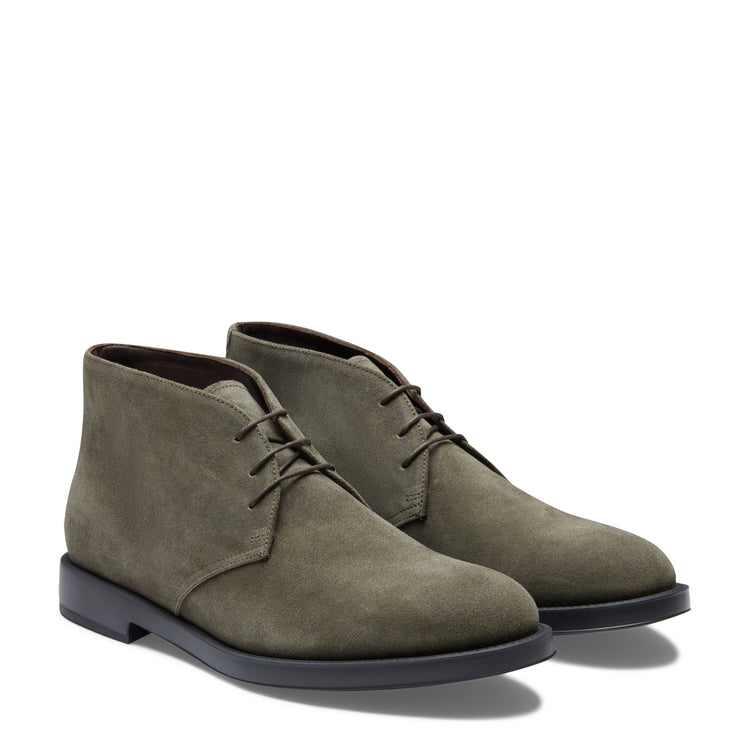 Desert boot in suede da uomo foresta