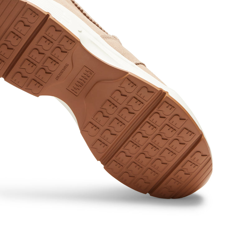 Sneakers en daim couleur sable pour femmes