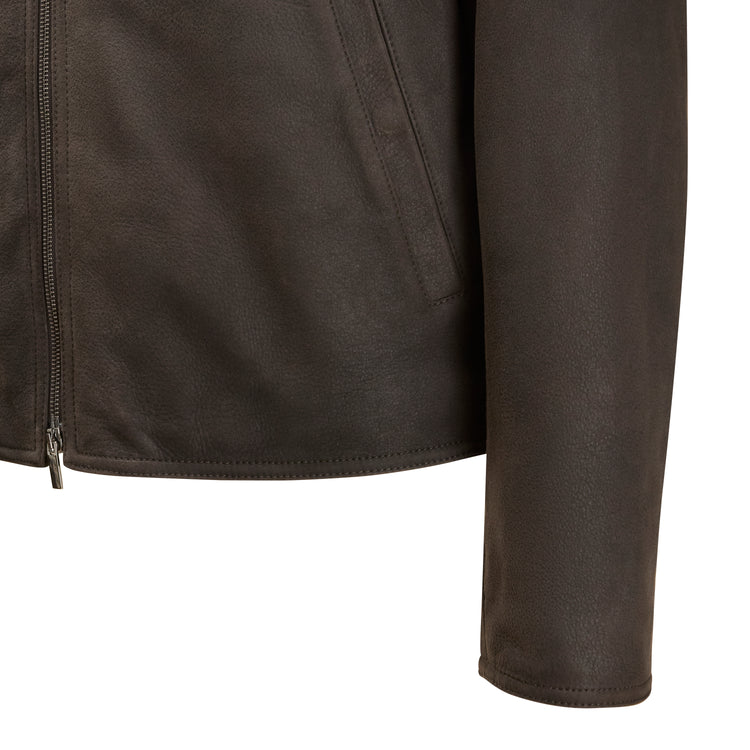 Jacke für Herren aus Wildleder Grau Anthrazit